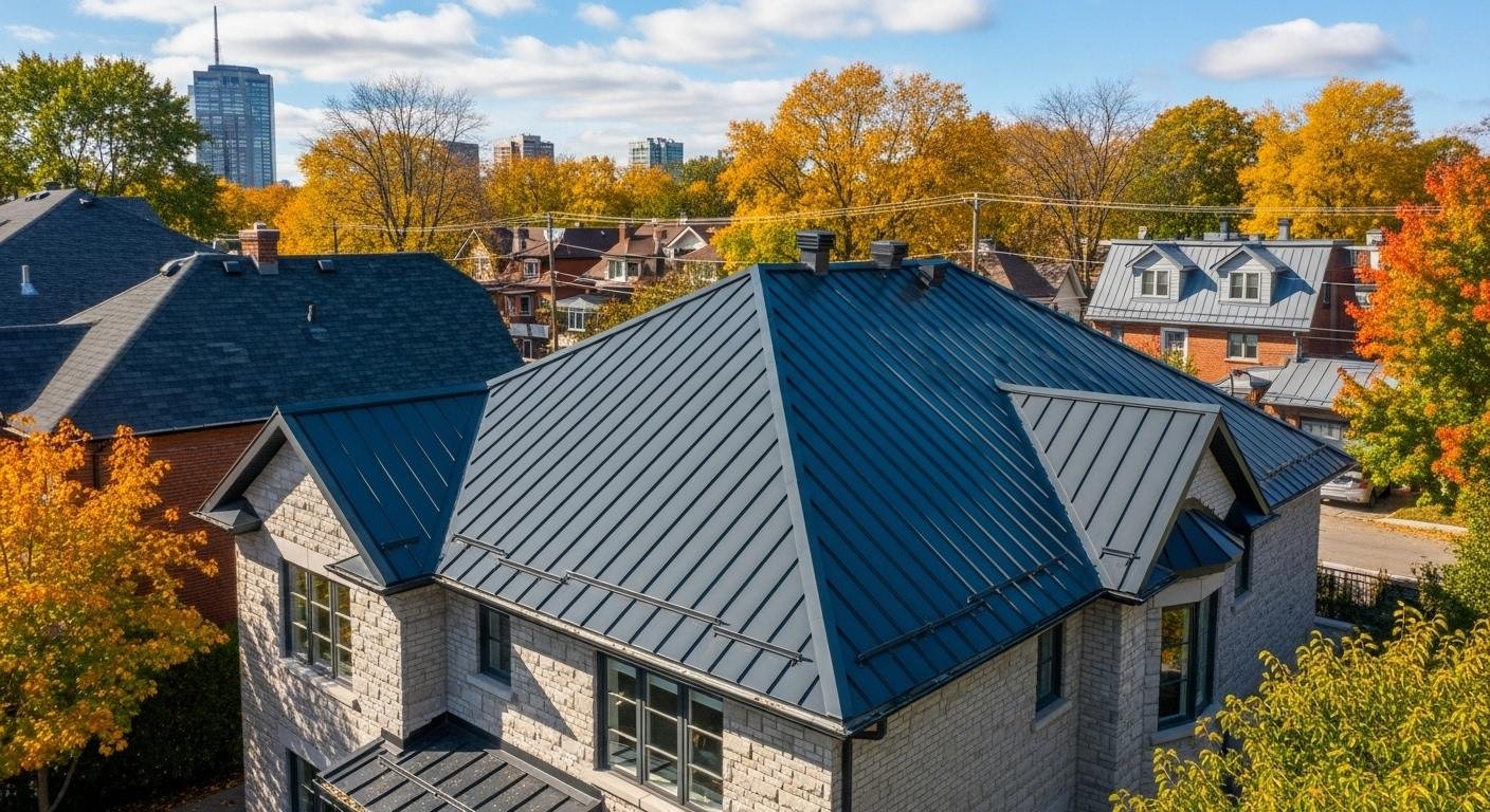 Messancy Toitures Pourquoi les toitures métalliques à Montréal séduisent de plus en plus ...